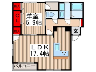 アルカディアの物件間取画像